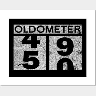 Oldometer 50 Years Old repro vtg Posters and Art